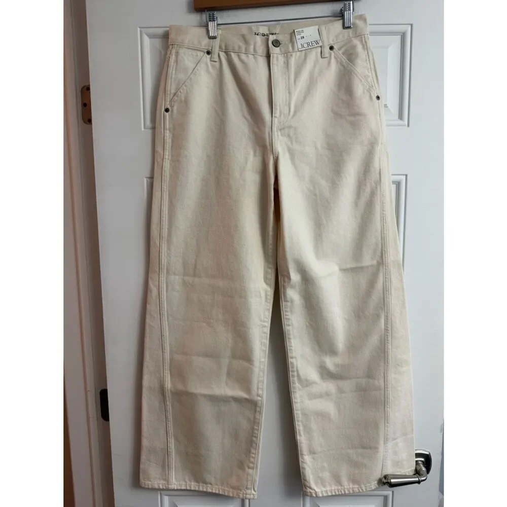 J.Crew Utility low-rise wide-leg jean NWT Size 29
